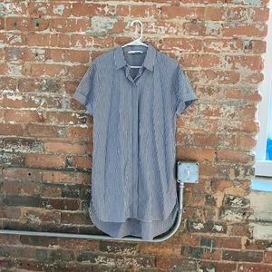 Zara Striped T-Shirt Dress